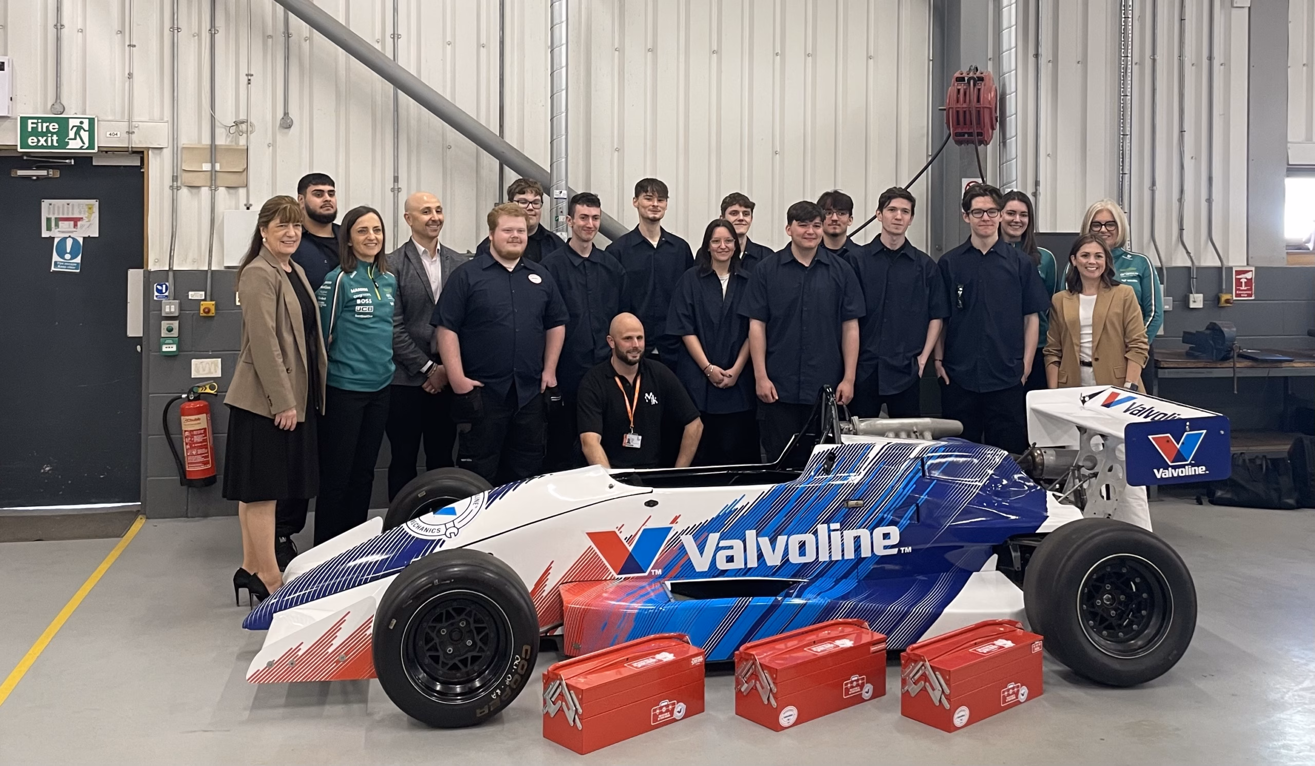 Milton Keynes College students inspired to dream of future in motorsports 